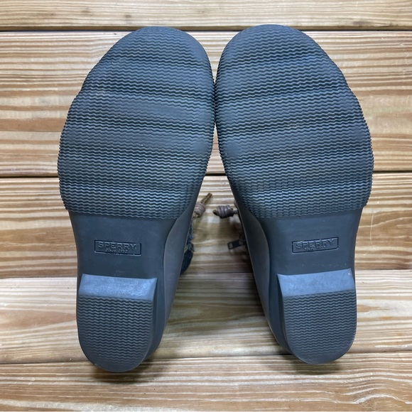 Sperry Womens 6 Boots Saltwater Wool Ankle Winter Booties Gray - Picture 8 of 8